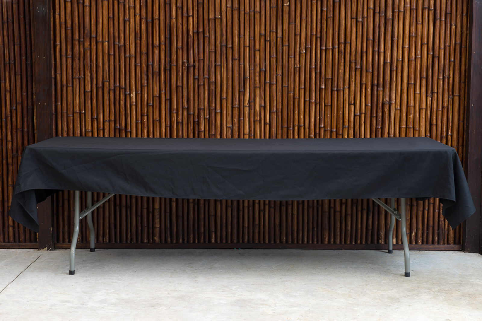 Black Rectangle Table Cloth