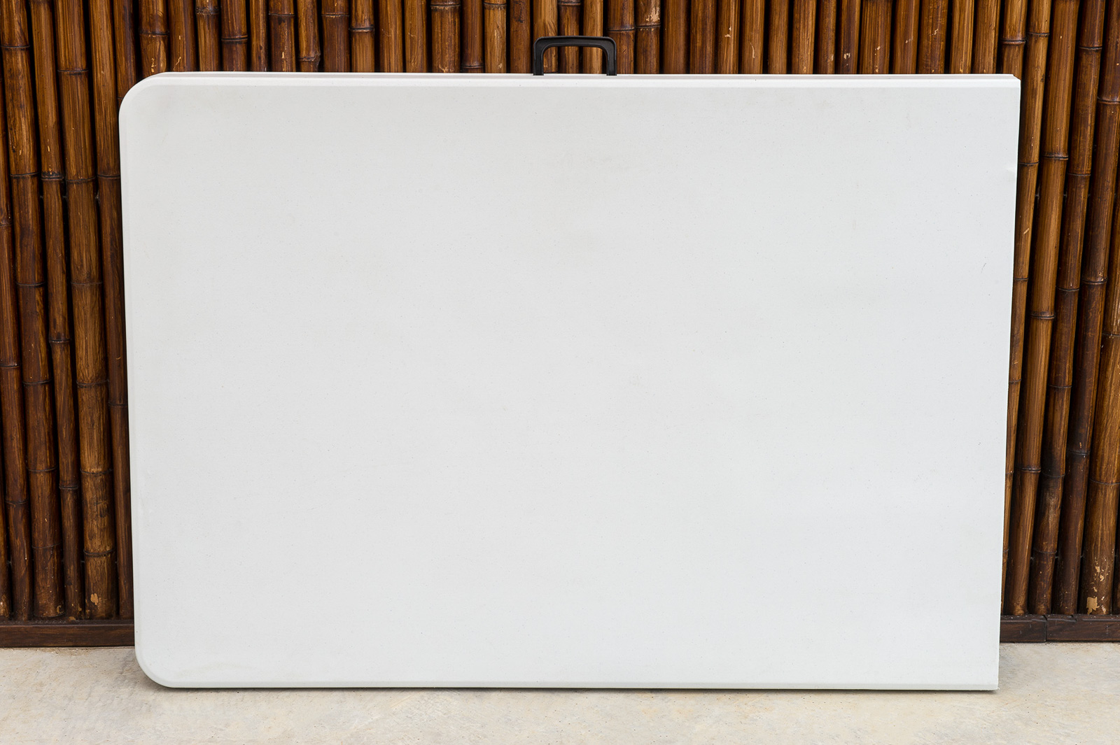 Folded down Table with Handle