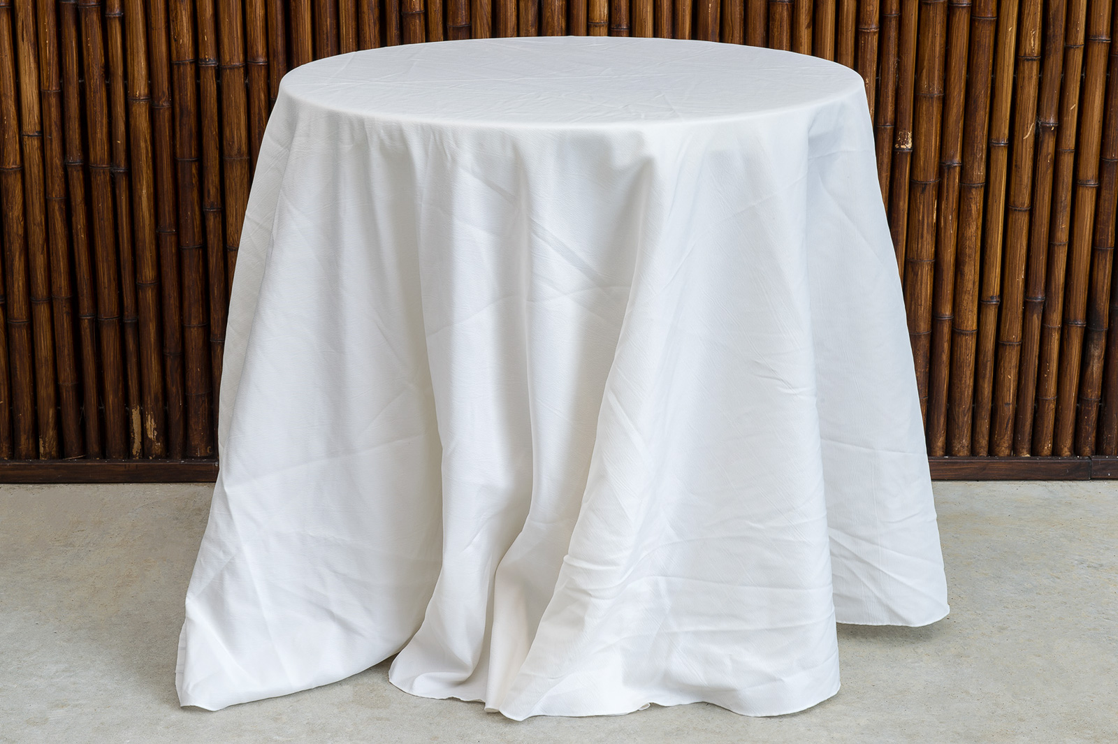 Small White Round Table Cloth